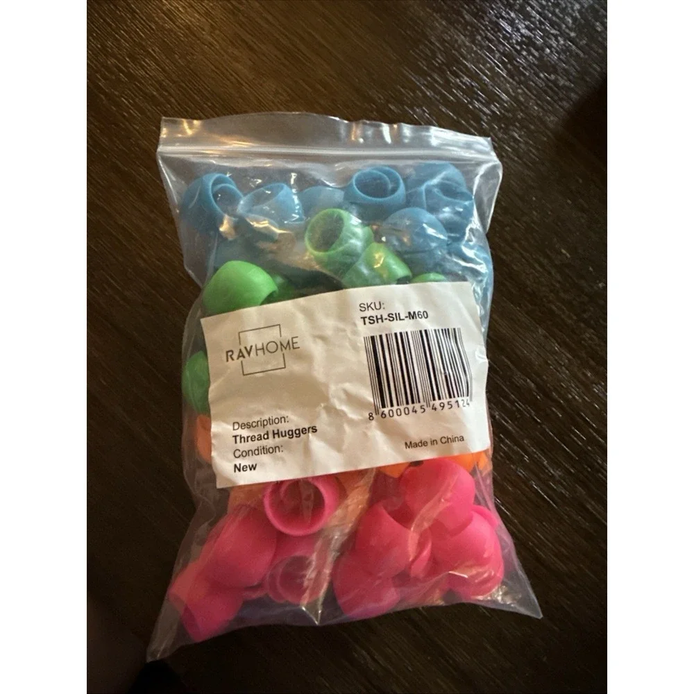 Lot of 240 Thread Huggers Sewing Thread Spool Holders Organizers Multi Color